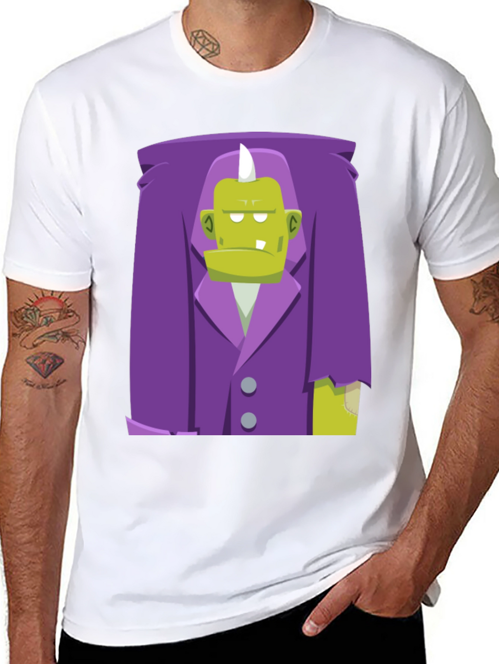 Frankenstein Graphic Tee - Halloween Costume Shirt