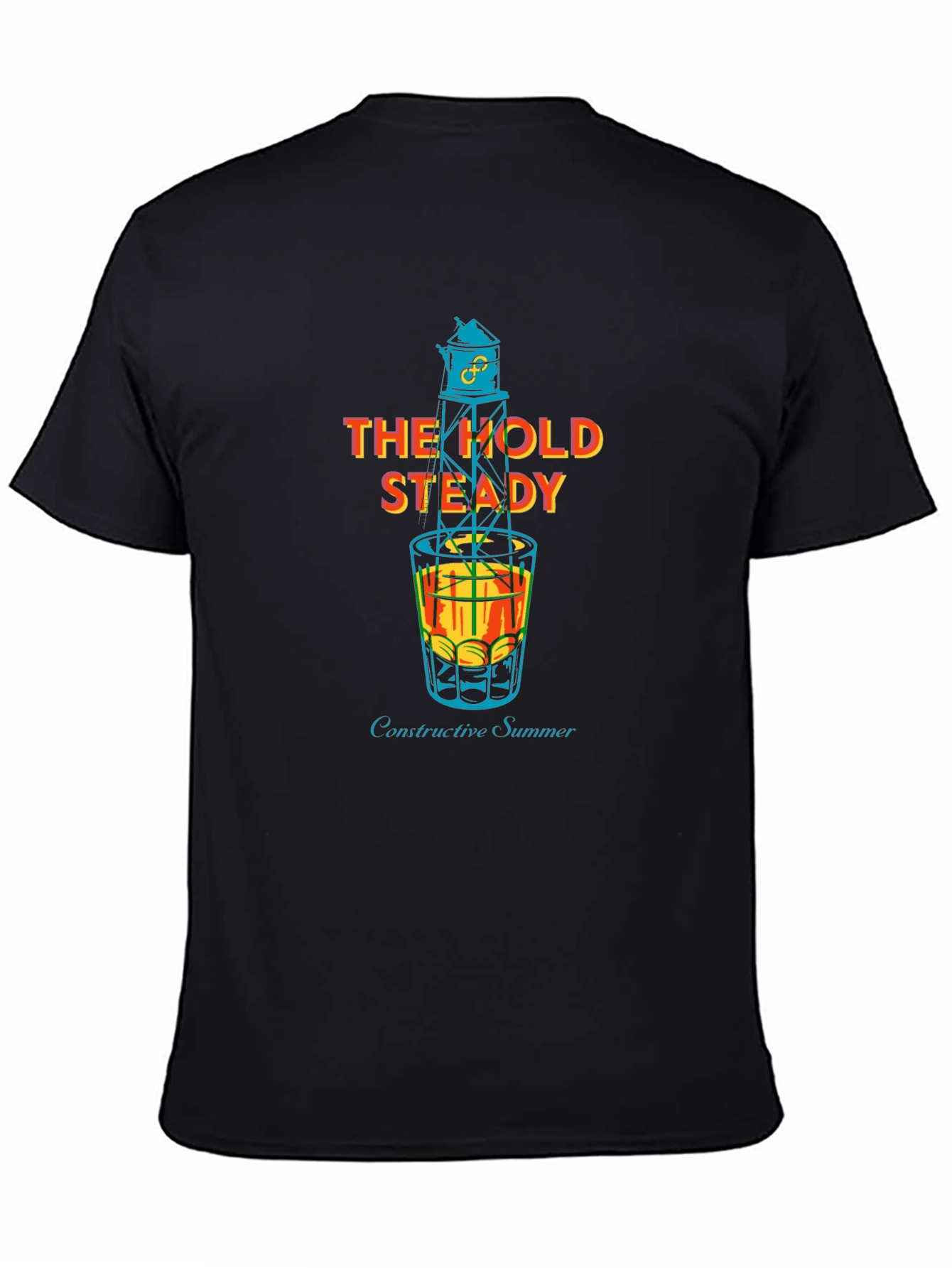 The Hold Steady Constructive Summer Black T-Shirt