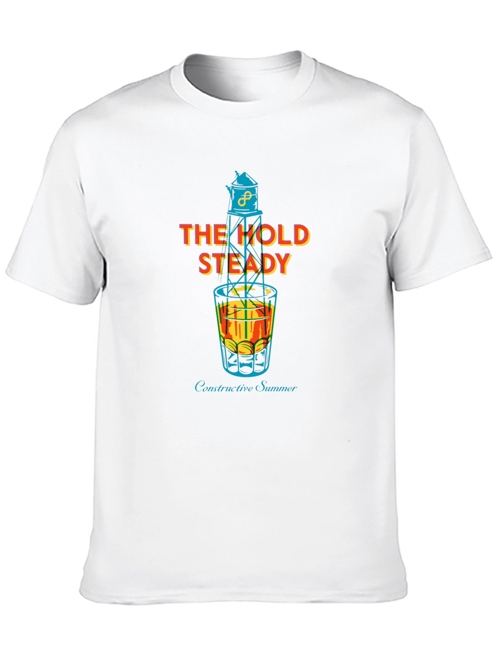 The Hold Steady Constructive Summer Black T-Shirt