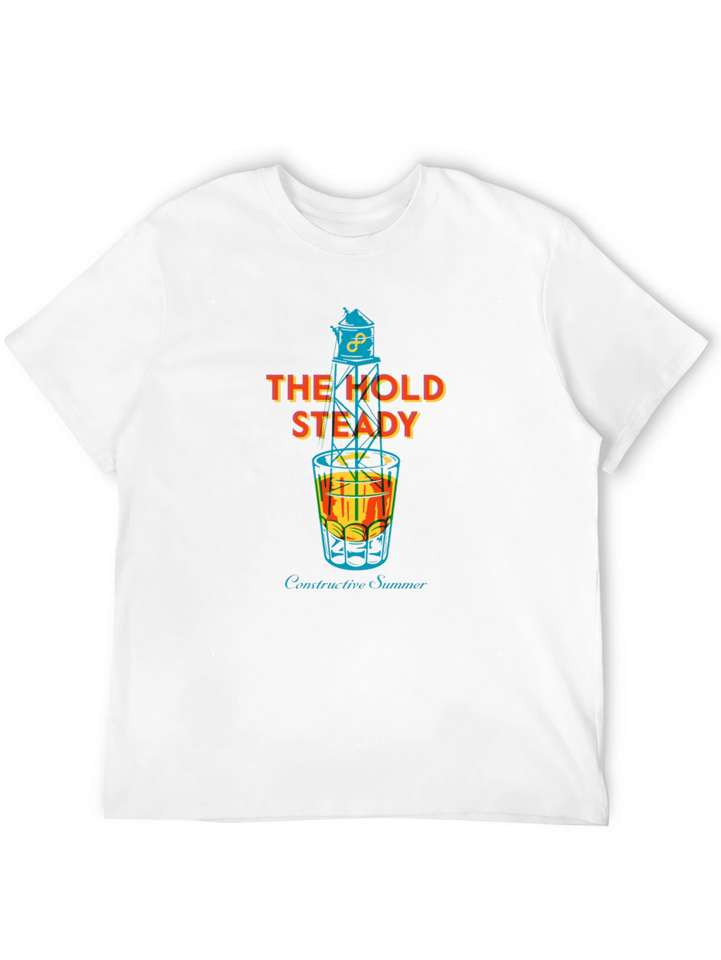 The Hold Steady Constructive Summer Black T-Shirt