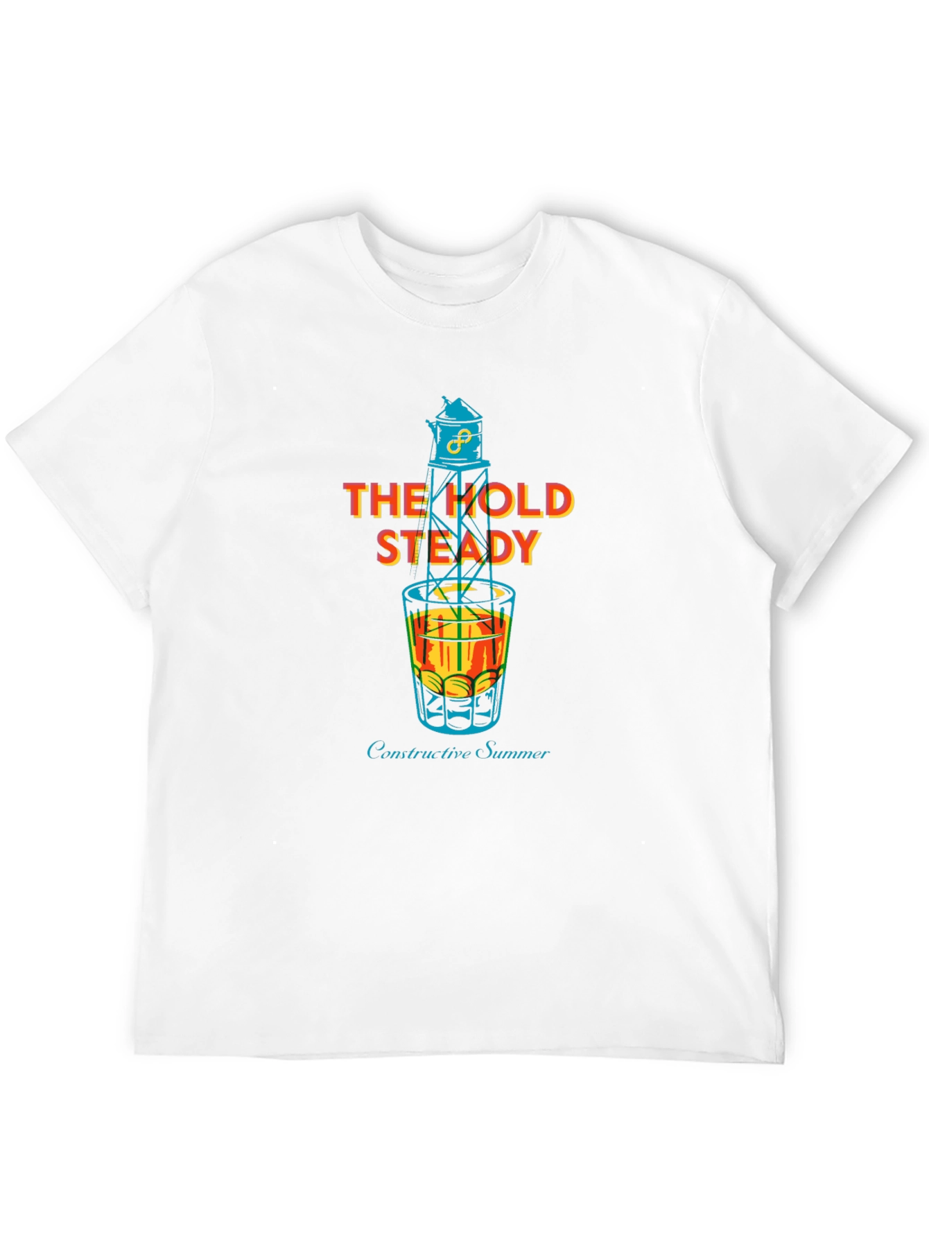 The Hold Steady Constructive Summer Black T-Shirt