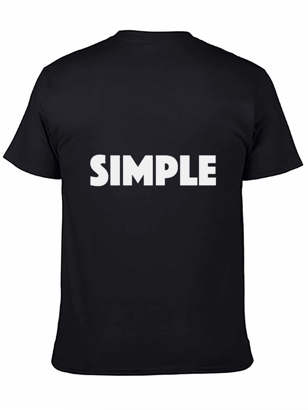 Simple Statement Tee - Classic Black Cotton T-Shirt
