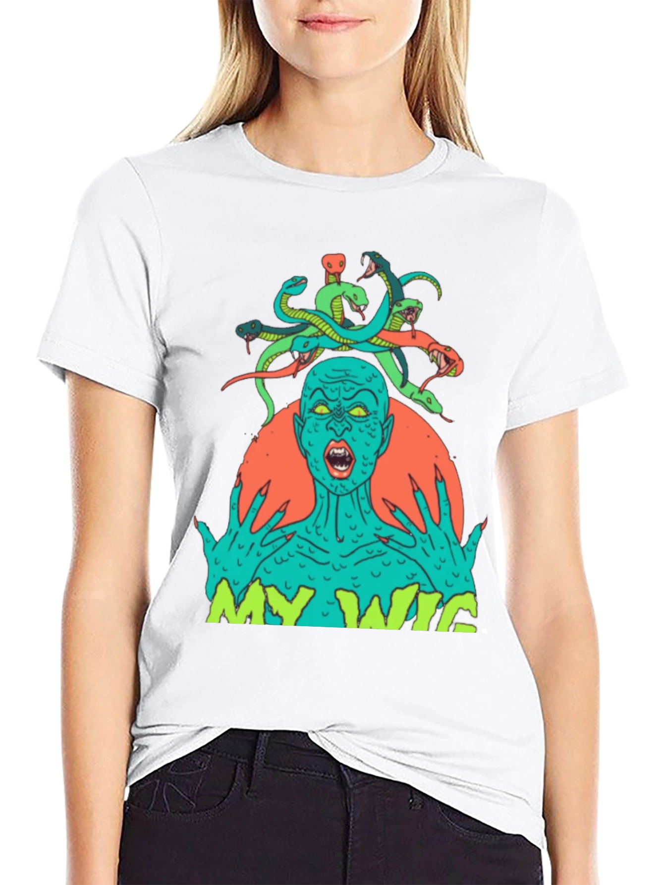 Medusa My Wig Graphic T-Shirt - Unisex