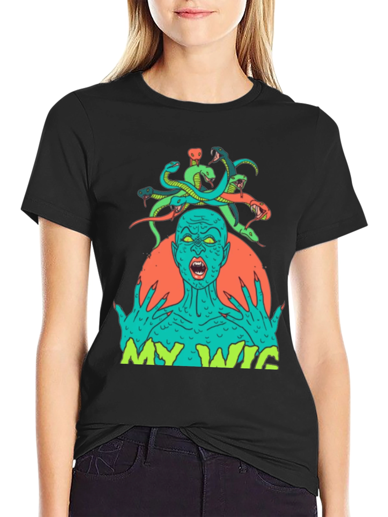 Medusa My Wig Graphic T-Shirt - Unisex