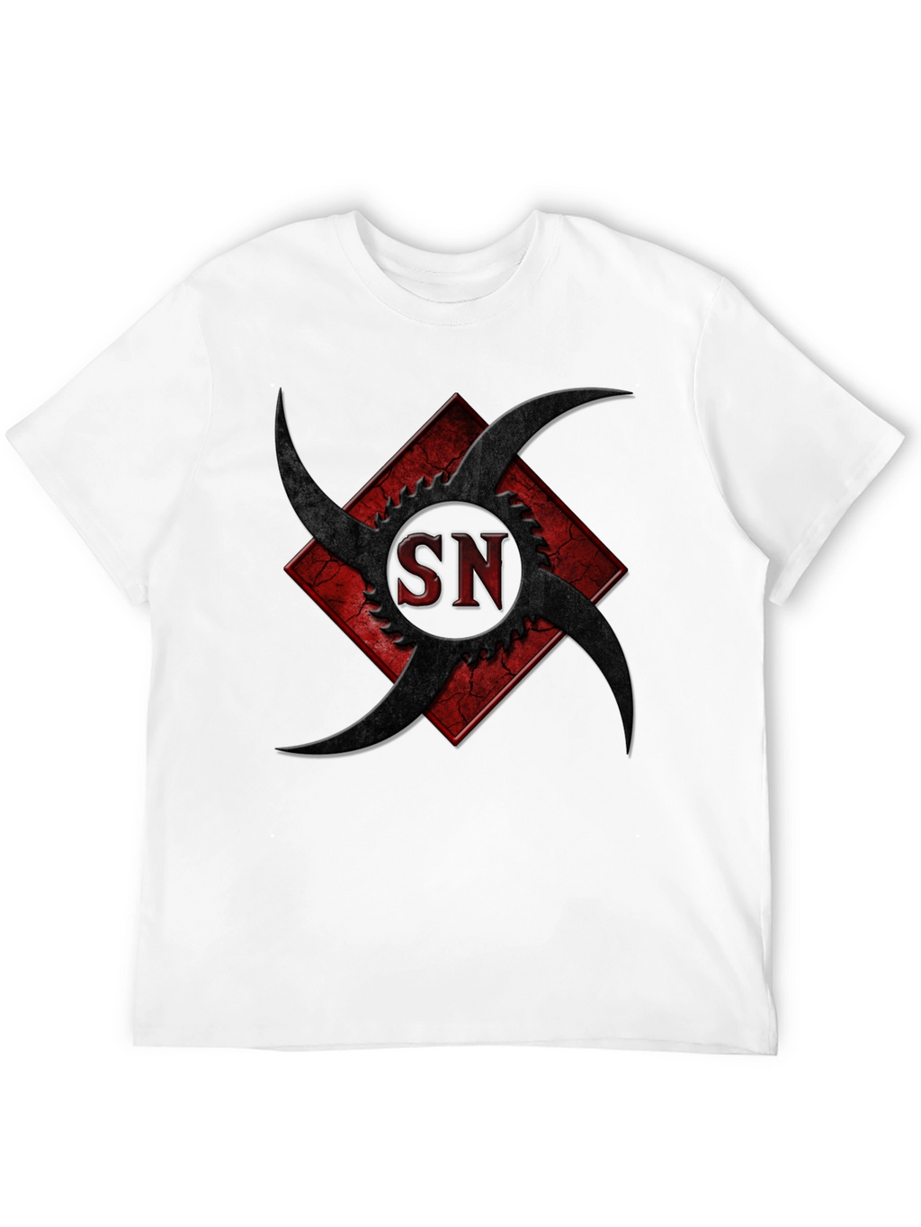 Edgy Graphic Tee - SN Design Black T-Shirt