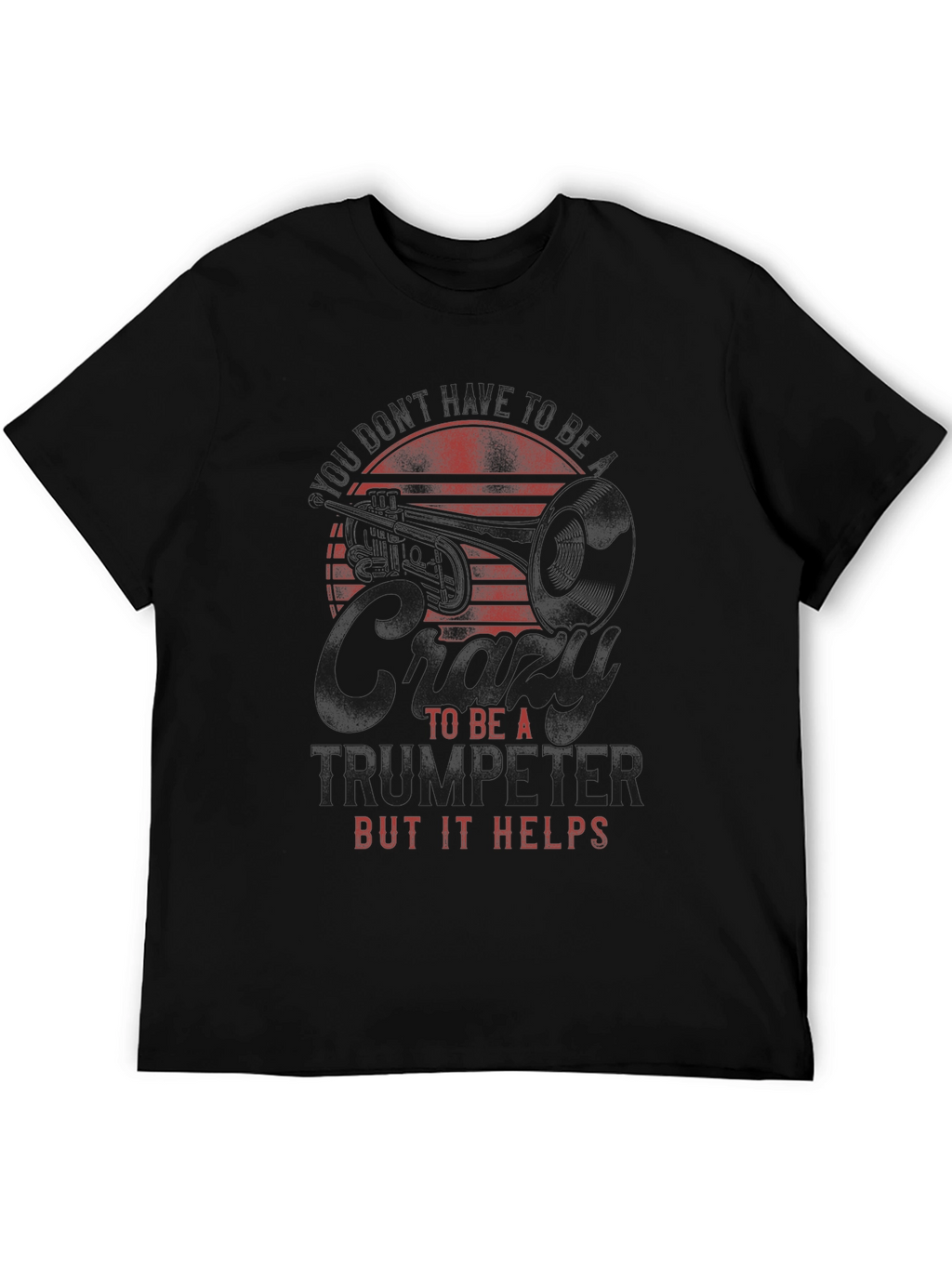 Funny Trumpet Player Graphic Tee