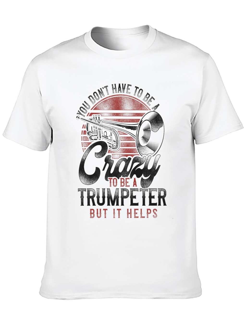 Funny Trumpet Player Graphic Tee
