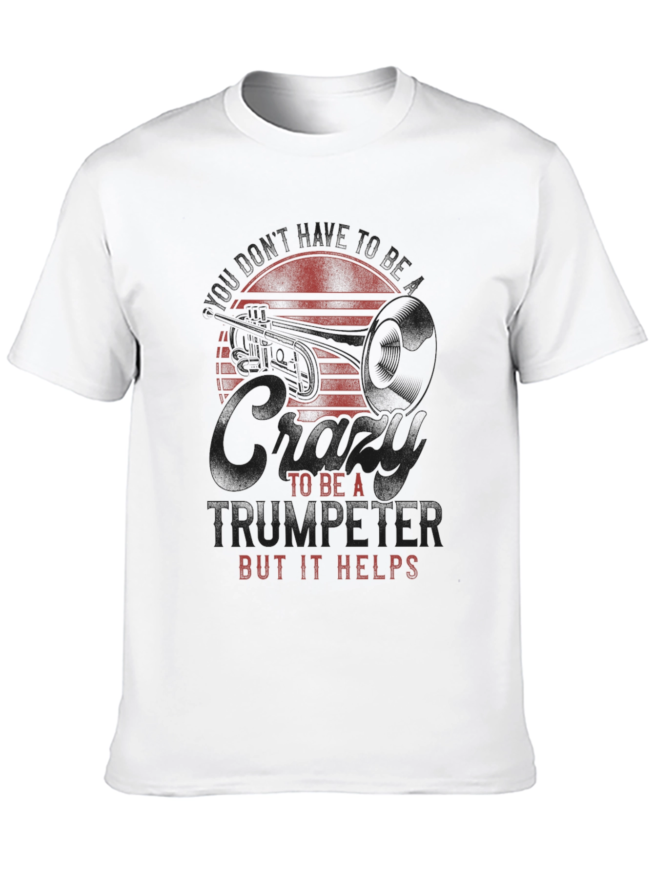 Funny Trumpet Player Graphic Tee