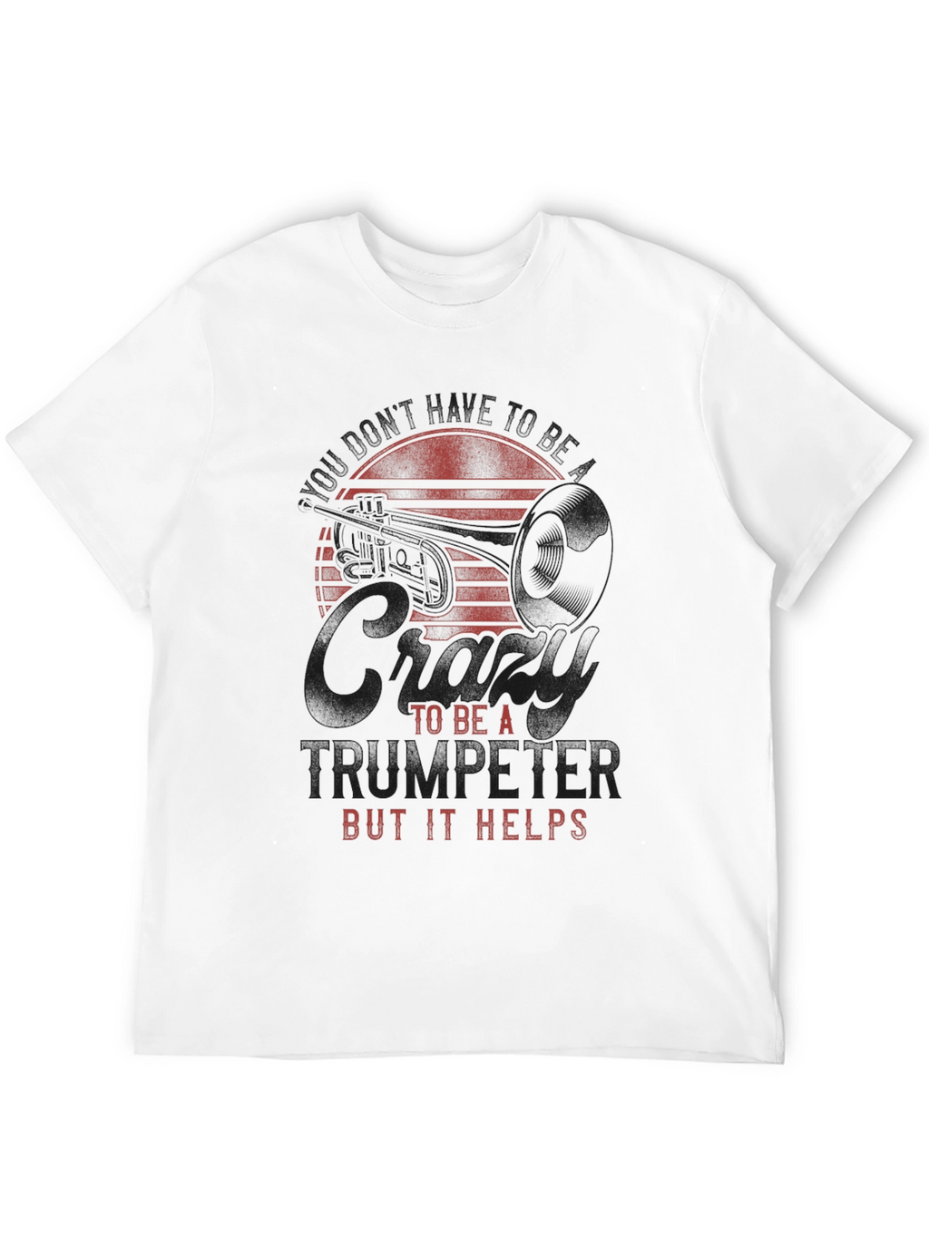Funny Trumpet Player Graphic Tee