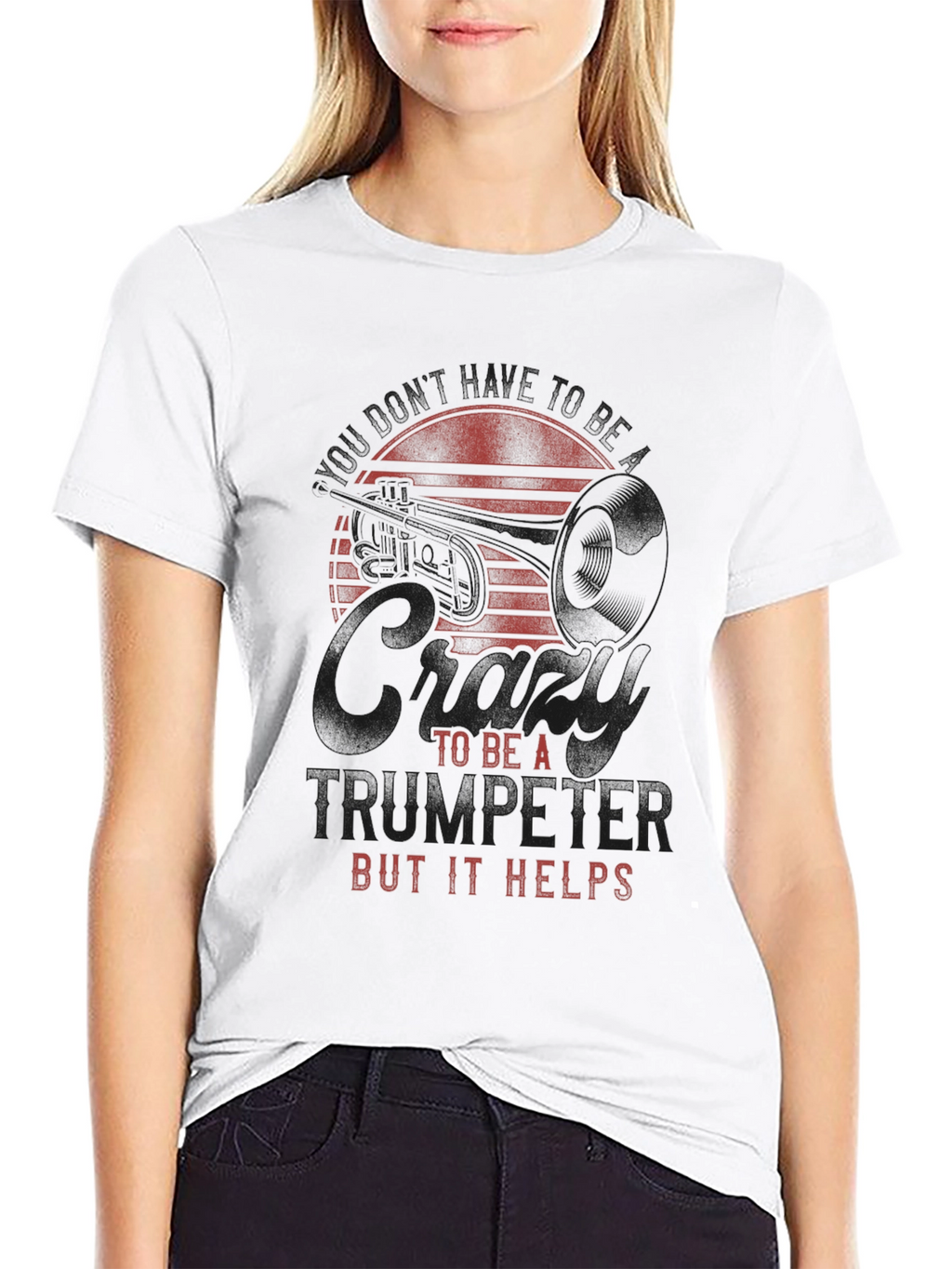 Funny Trumpet Player Graphic Tee