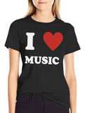 I Love Music T-Shirt - Classic Design
