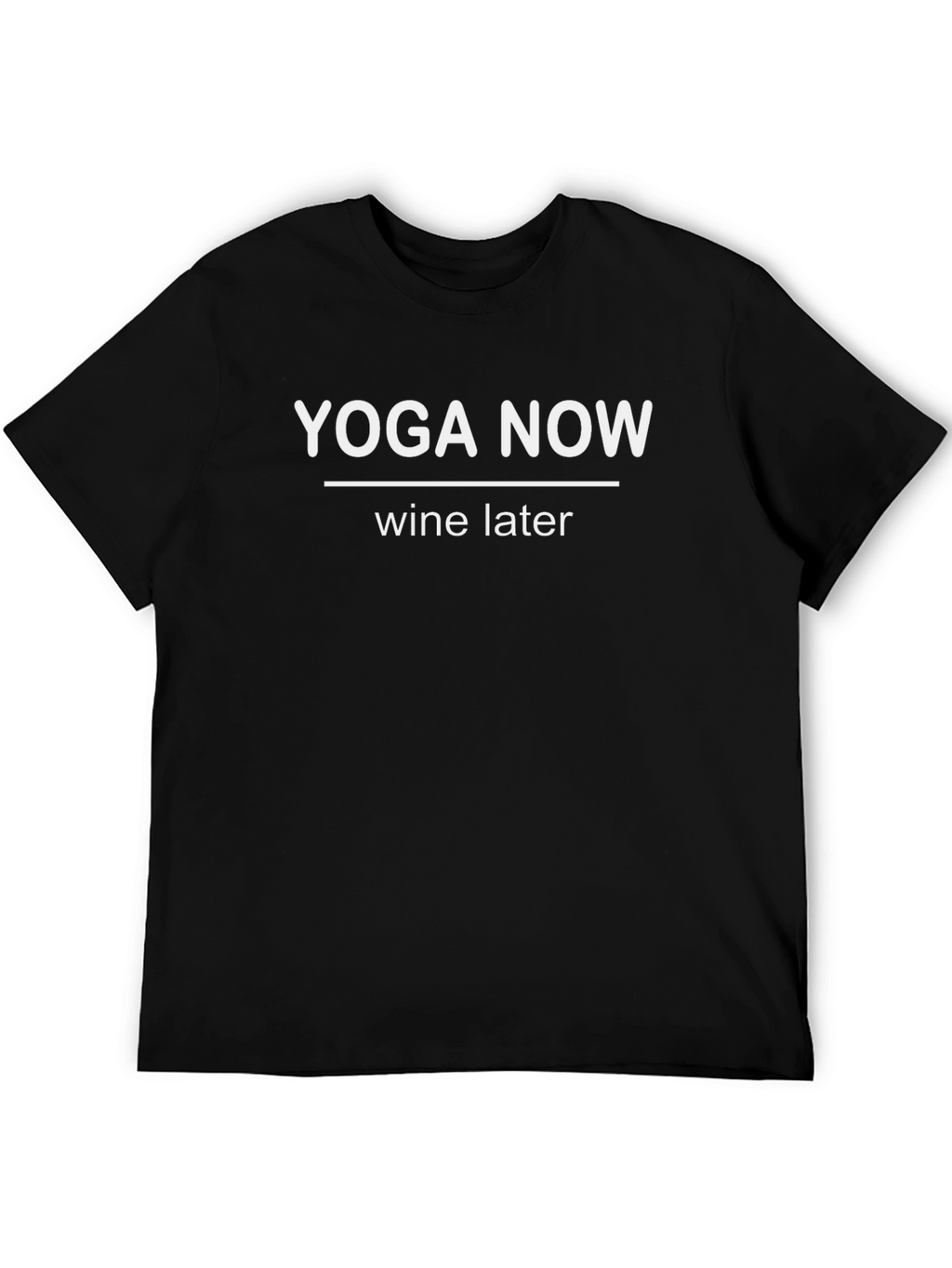 Yoga Now Wine Later Graphic T-Shirt