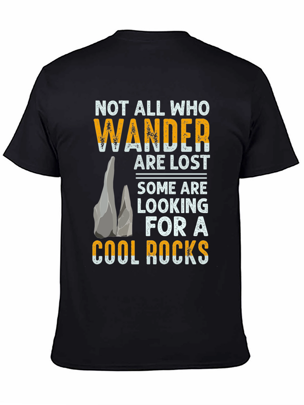 Wanderers Cool Rocks T-Shirt - Adventure Awaits!