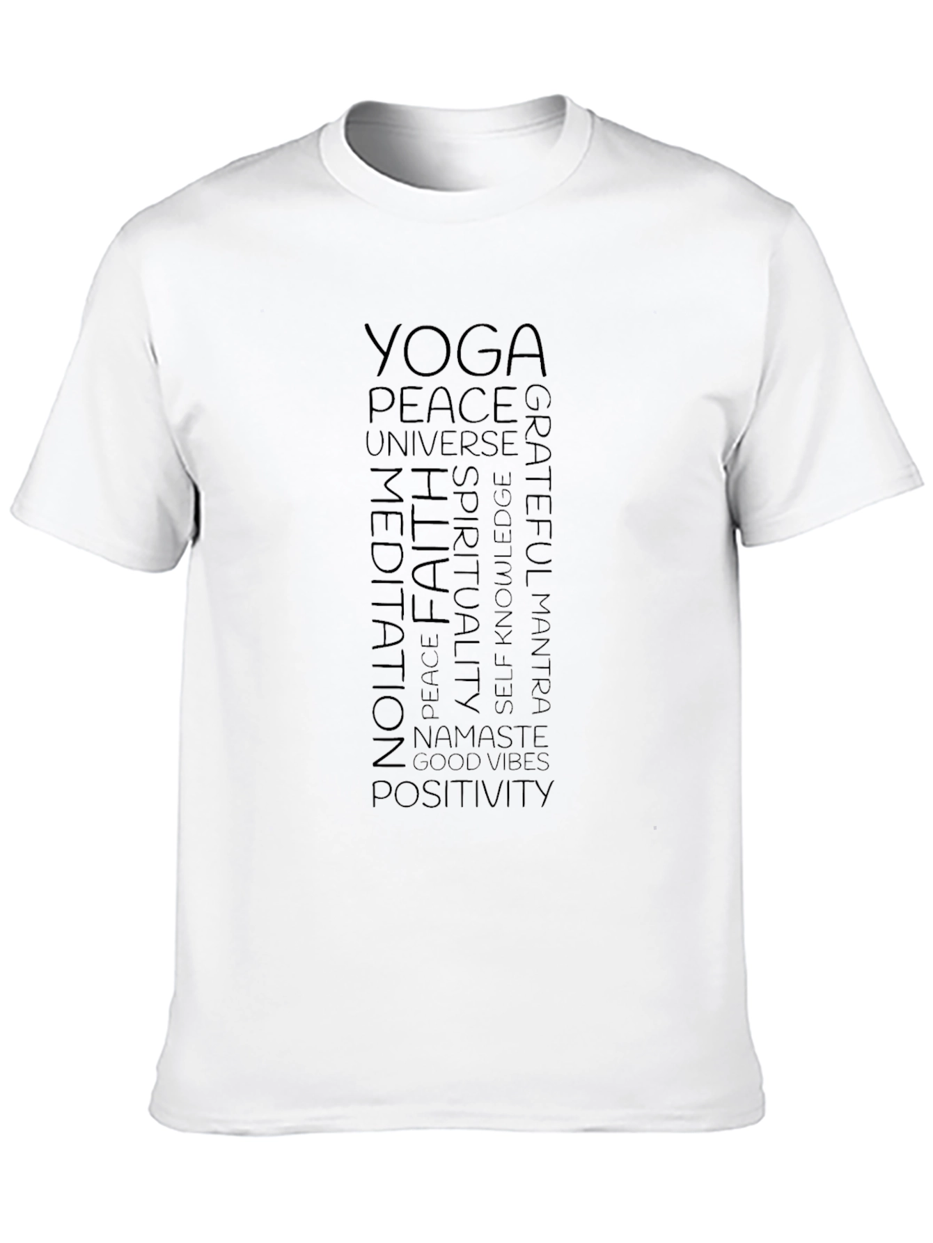 Yoga & Meditation Inspired Graphic T-Shirt