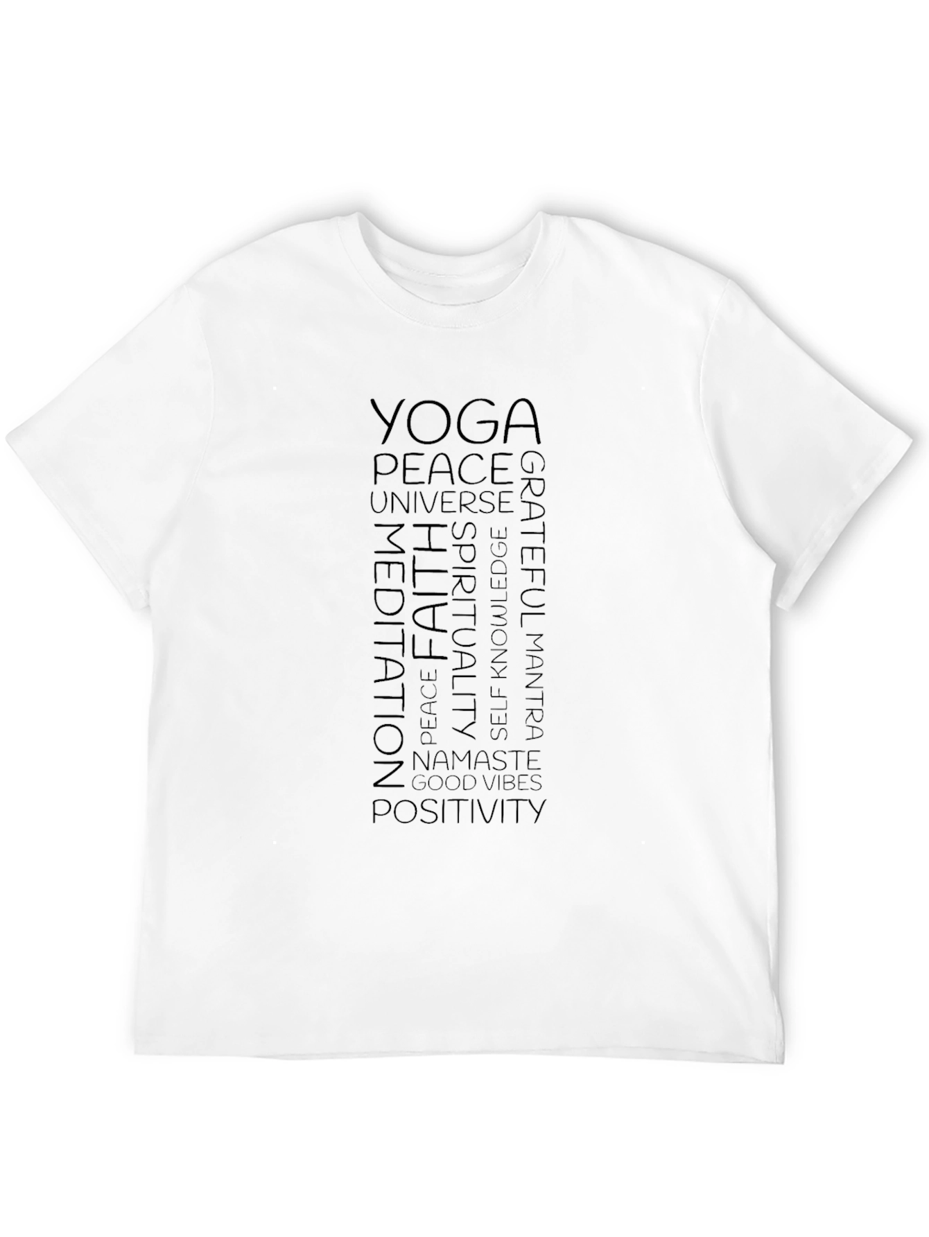 Yoga & Meditation Inspired Graphic T-Shirt