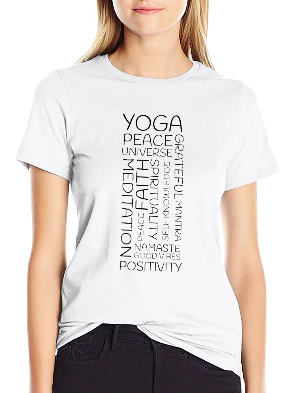 Yoga & Meditation Inspired Graphic T-Shirt