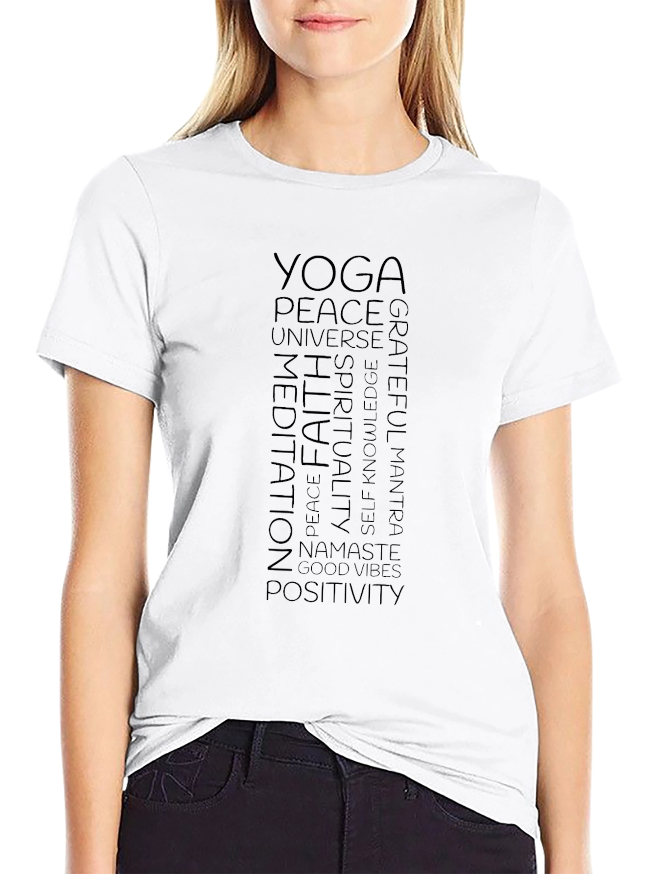 Yoga & Meditation Inspired Graphic T-Shirt