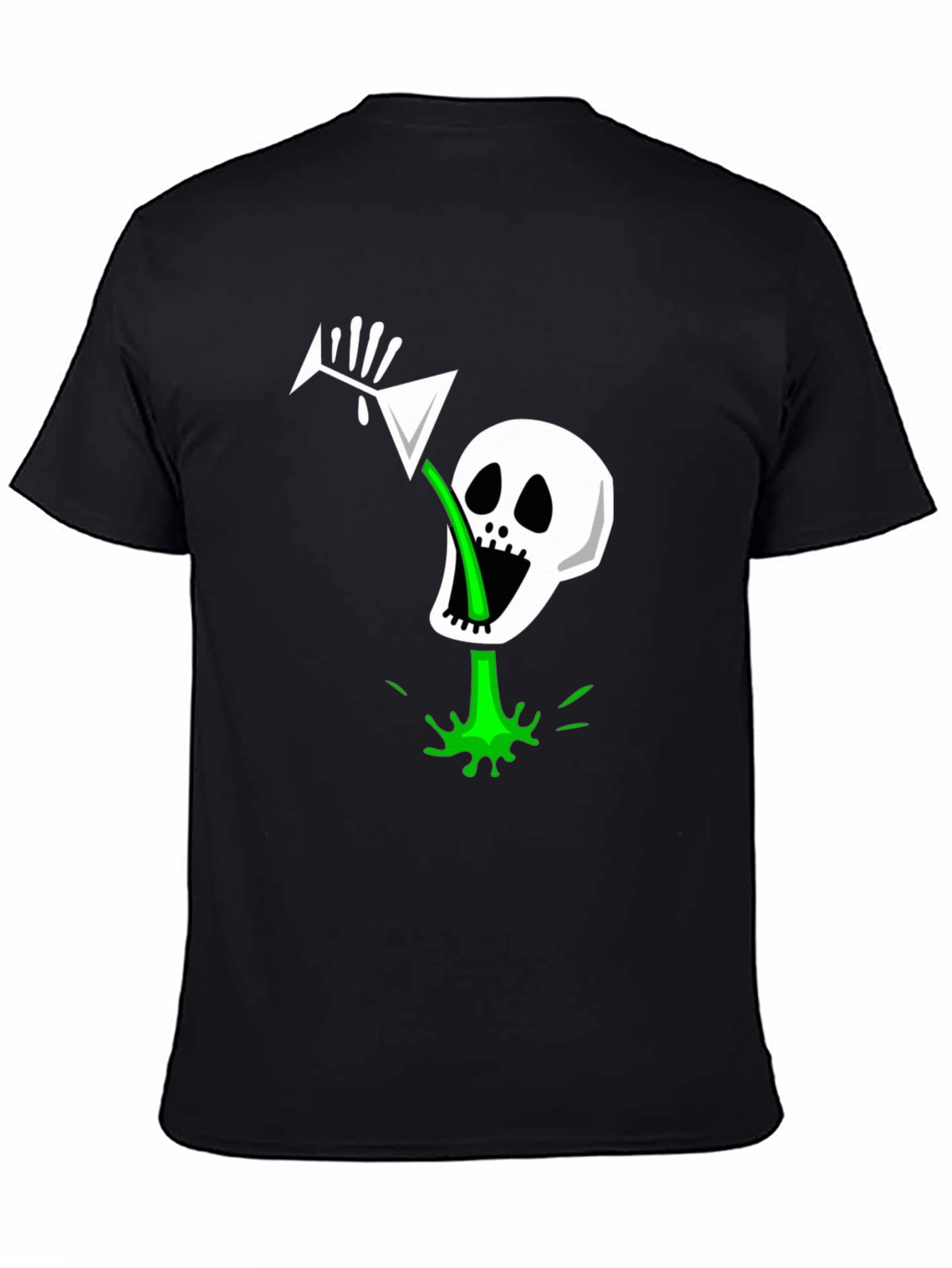 Skull Martini Graphic Tee