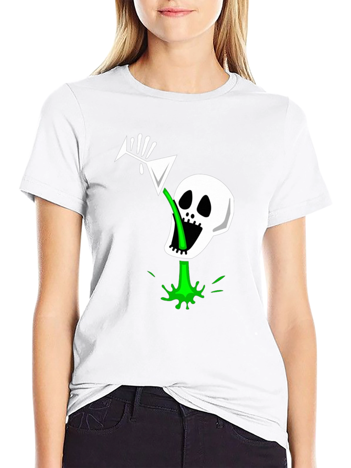 Skull Martini Graphic Tee