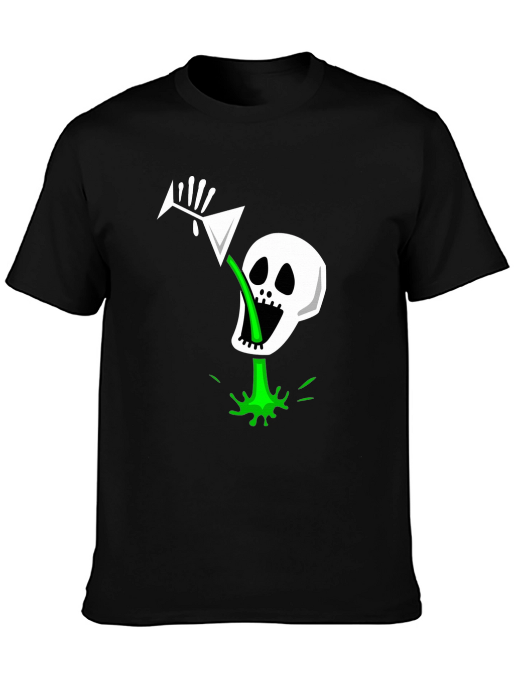 Skull Martini Graphic Tee