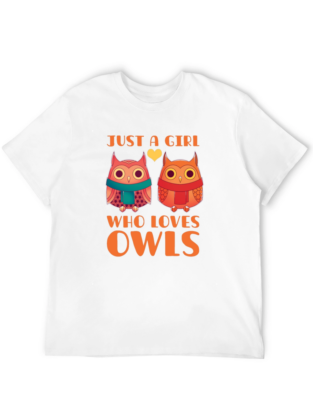 Cute Owls Just a Girl Who Loves Owls T-Shirt