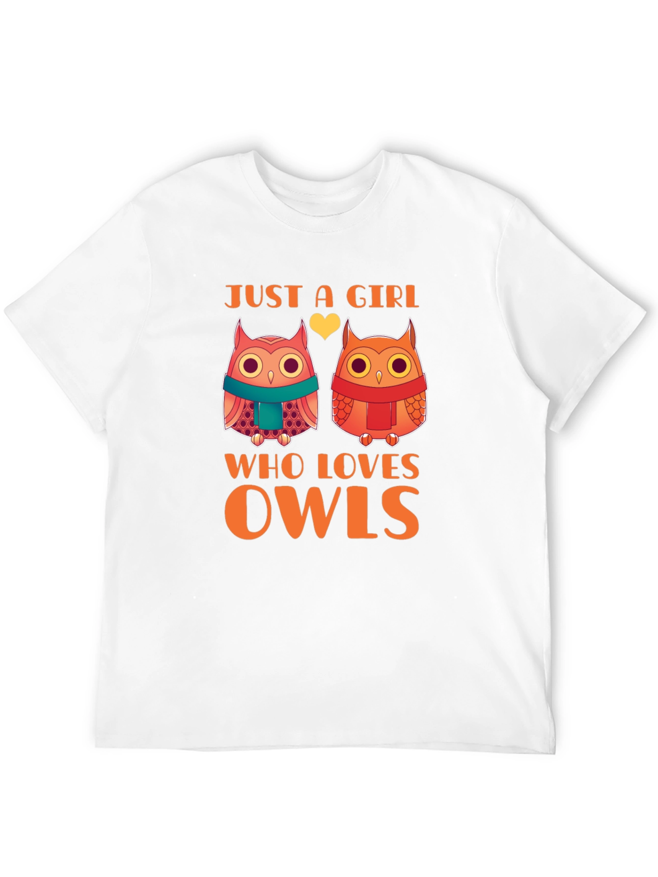 Cute Owls Just a Girl Who Loves Owls T-Shirt