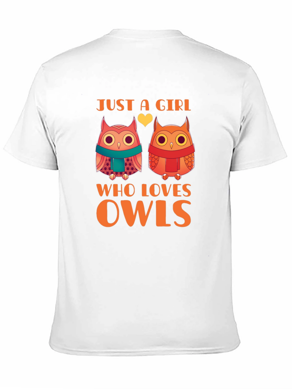 Cute Owls Just a Girl Who Loves Owls T-Shirt