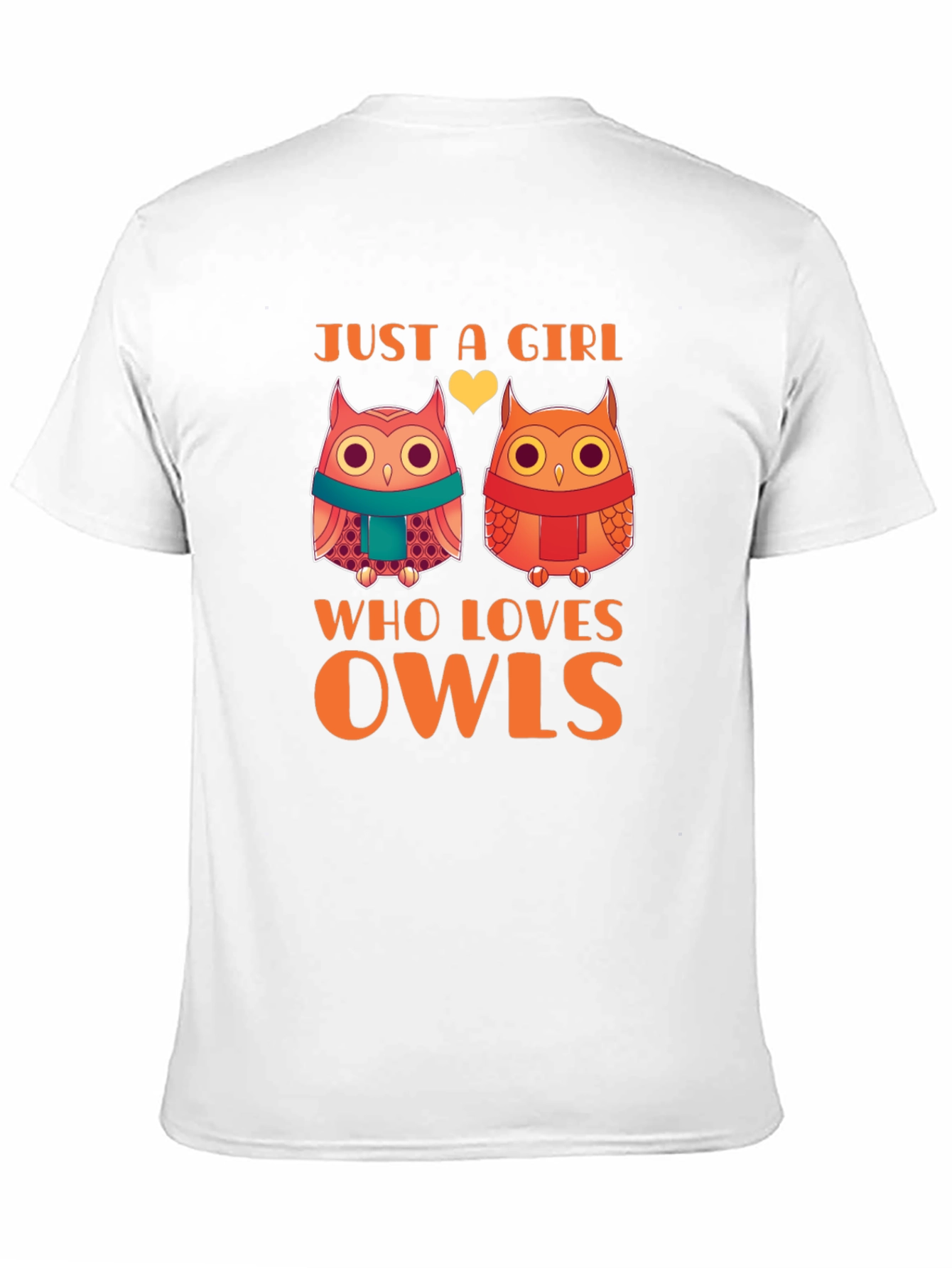 Cute Owls Just a Girl Who Loves Owls T-Shirt