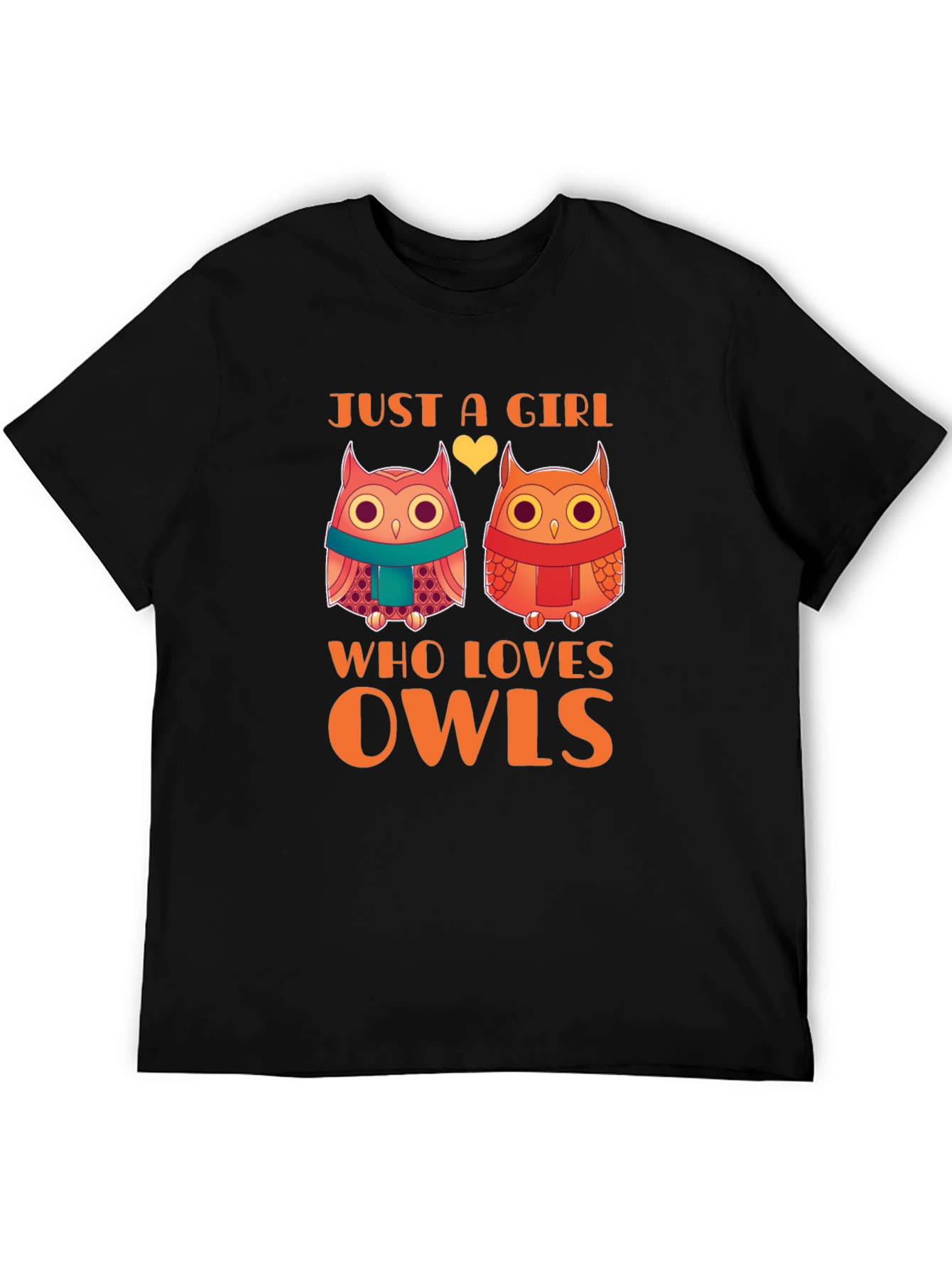 Cute Owls Just a Girl Who Loves Owls T-Shirt