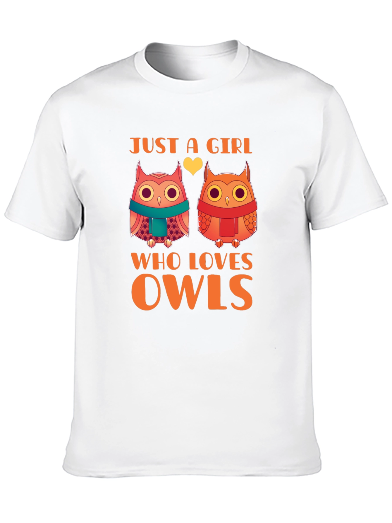 Cute Owls Just a Girl Who Loves Owls T-Shirt