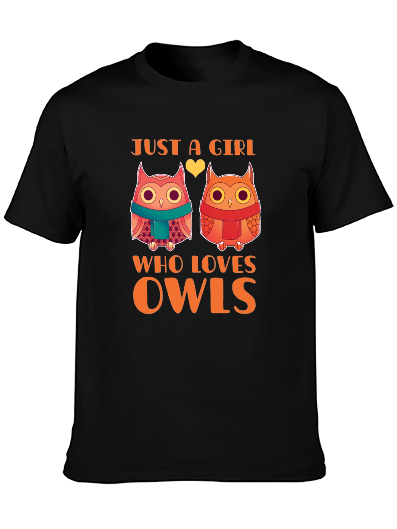 Cute Owls Just a Girl Who Loves Owls T-Shirt