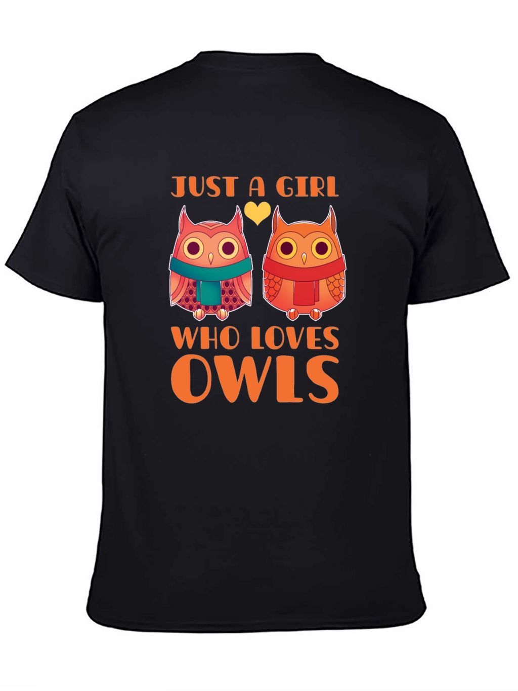 Cute Owls Just a Girl Who Loves Owls T-Shirt