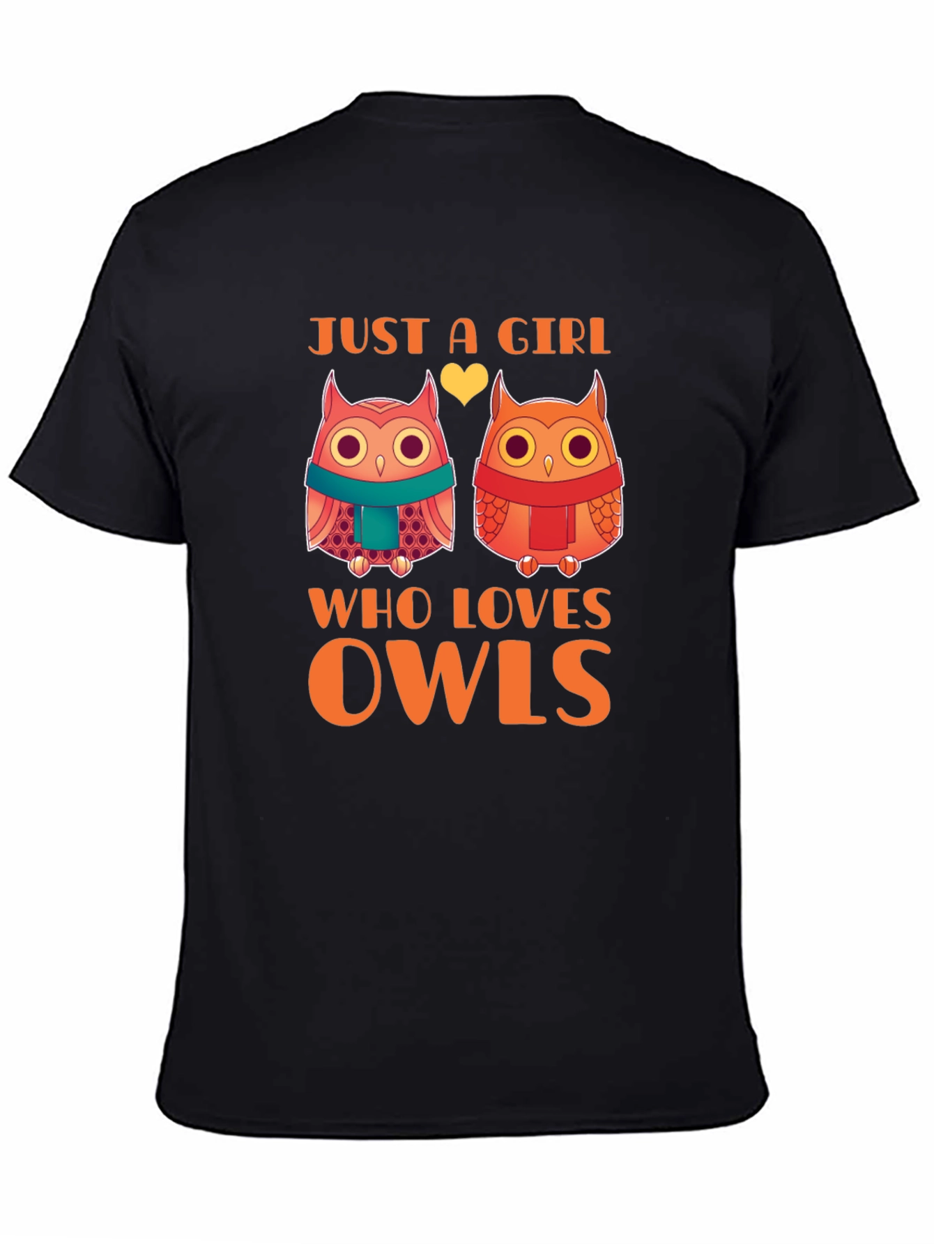 Cute Owls Just a Girl Who Loves Owls T-Shirt
