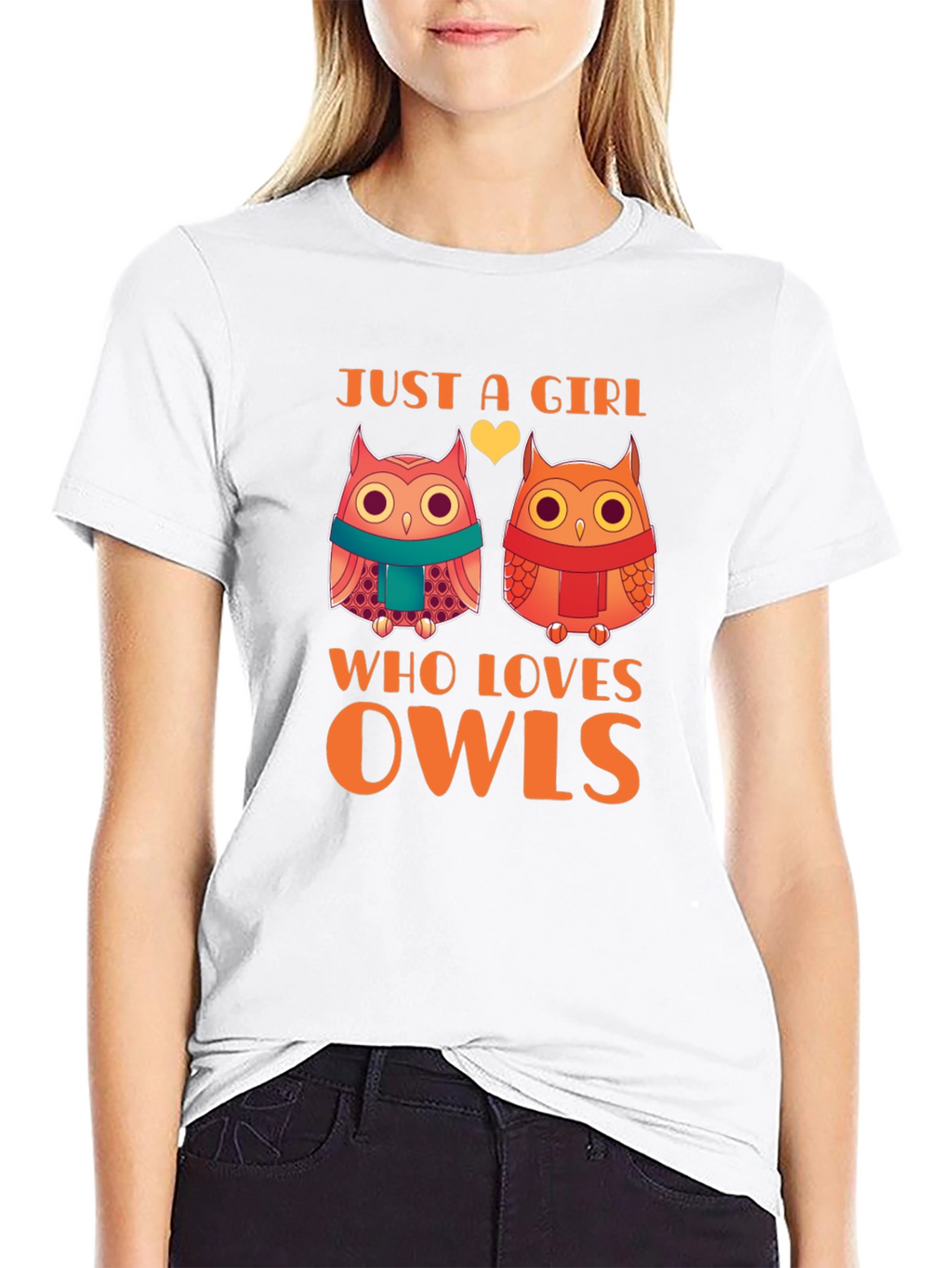Cute Owls Just a Girl Who Loves Owls T-Shirt