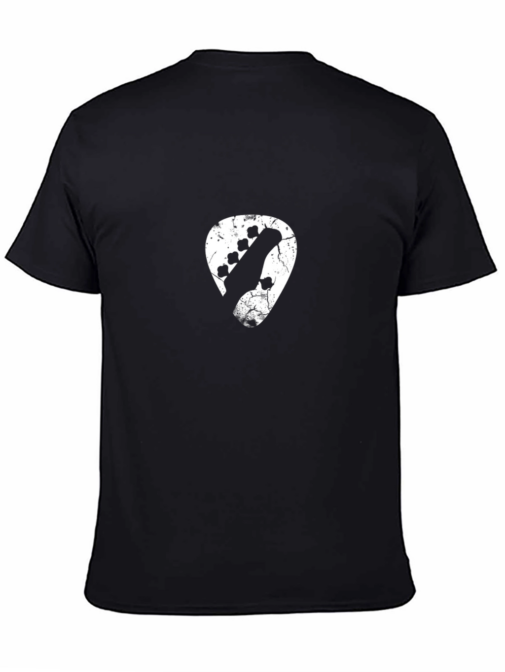 Guitar Pick Graphic Tee - Distressed Design