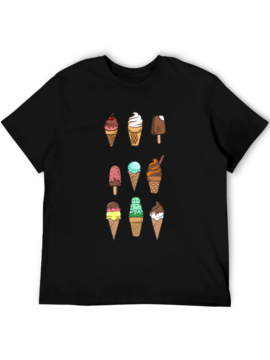 Ice Cream Graphic Tee - Fun Summer Style