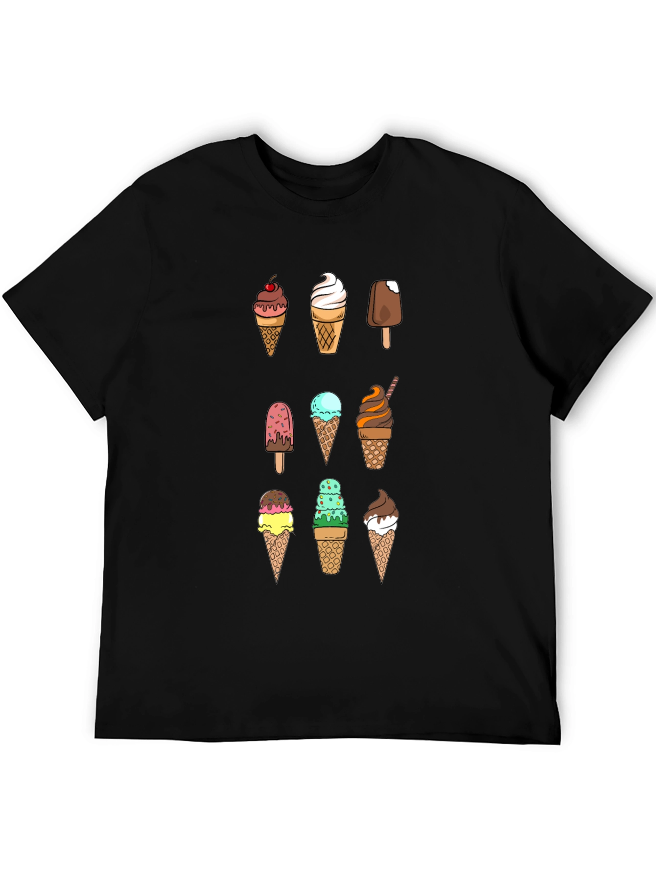 Ice Cream Graphic Tee - Fun Summer Style