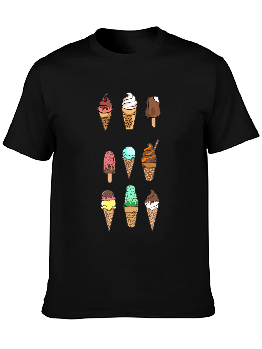 Ice Cream Graphic Tee - Fun Summer Style