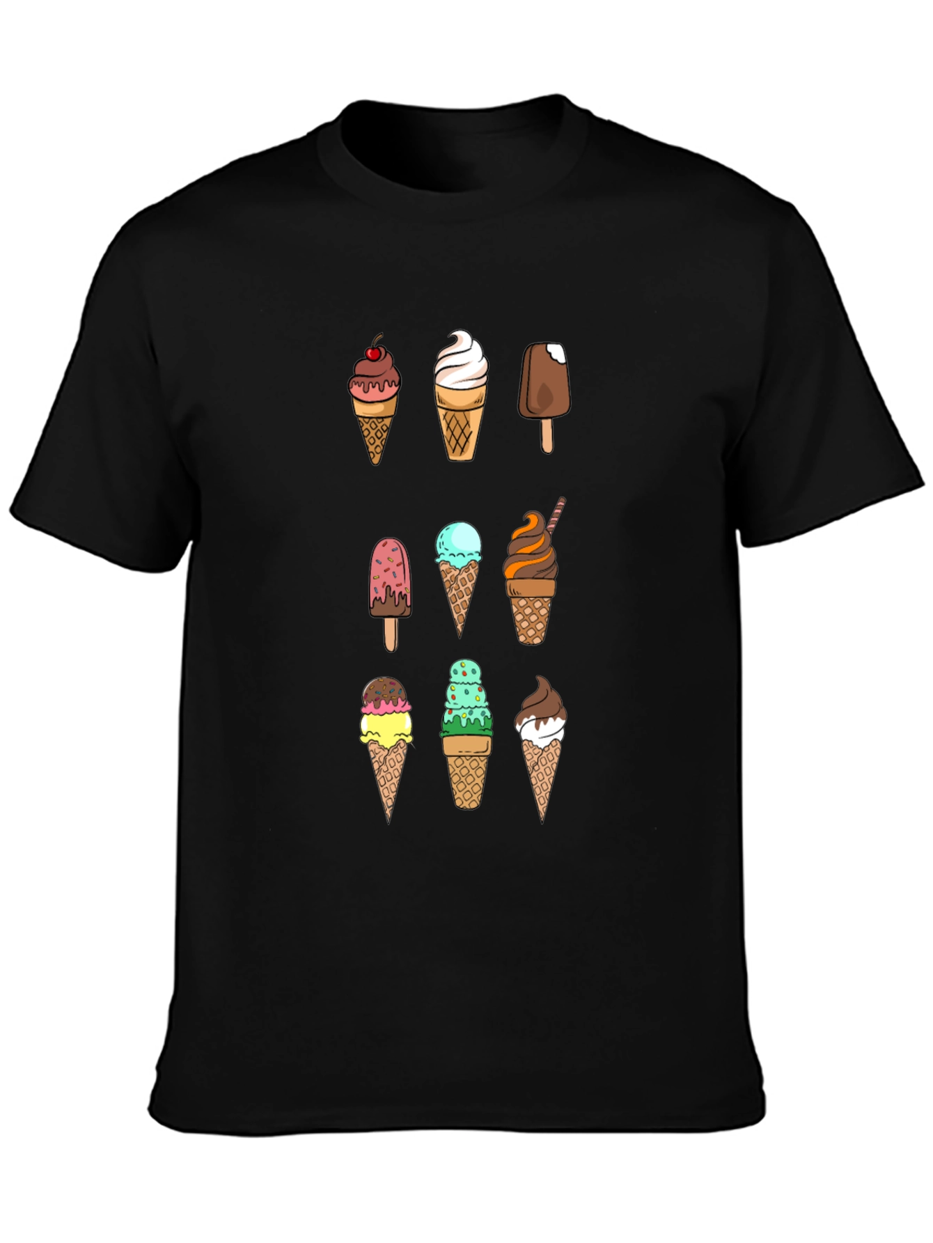 Ice Cream Graphic Tee - Fun Summer Style