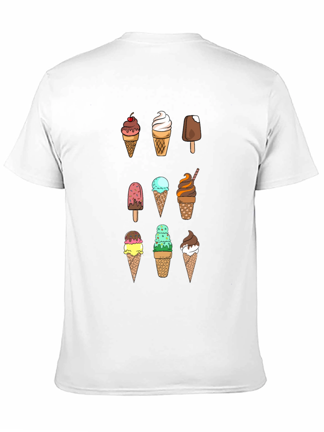 Ice Cream Graphic Tee - Fun Summer Style