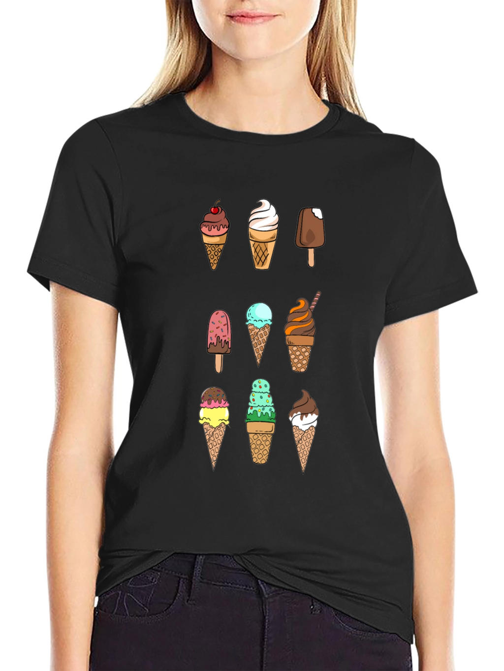 Ice Cream Graphic Tee - Fun Summer Style
