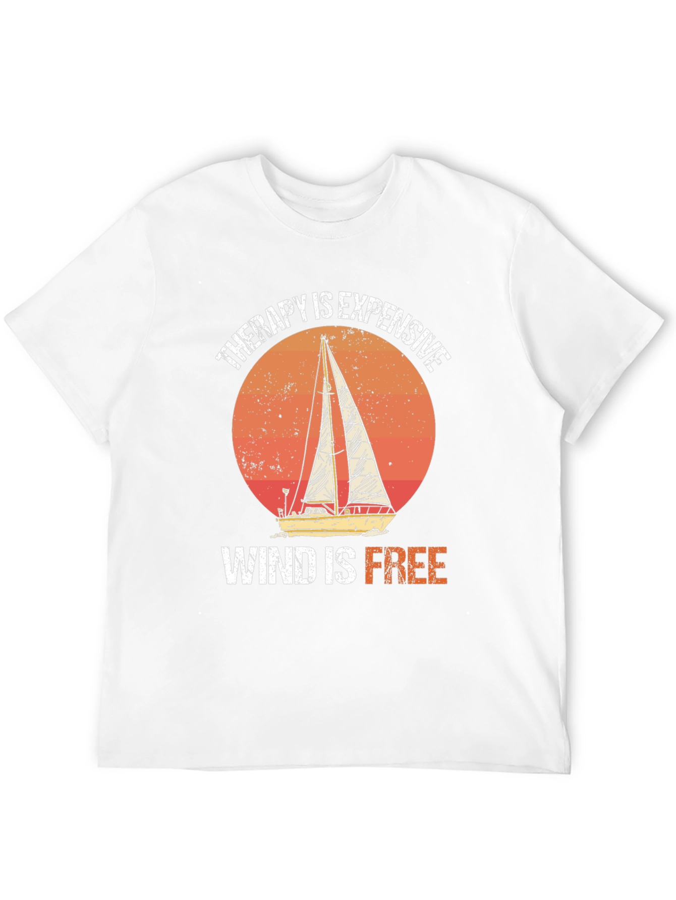 Therapy is Expensive Wind is Free Graphic Tee