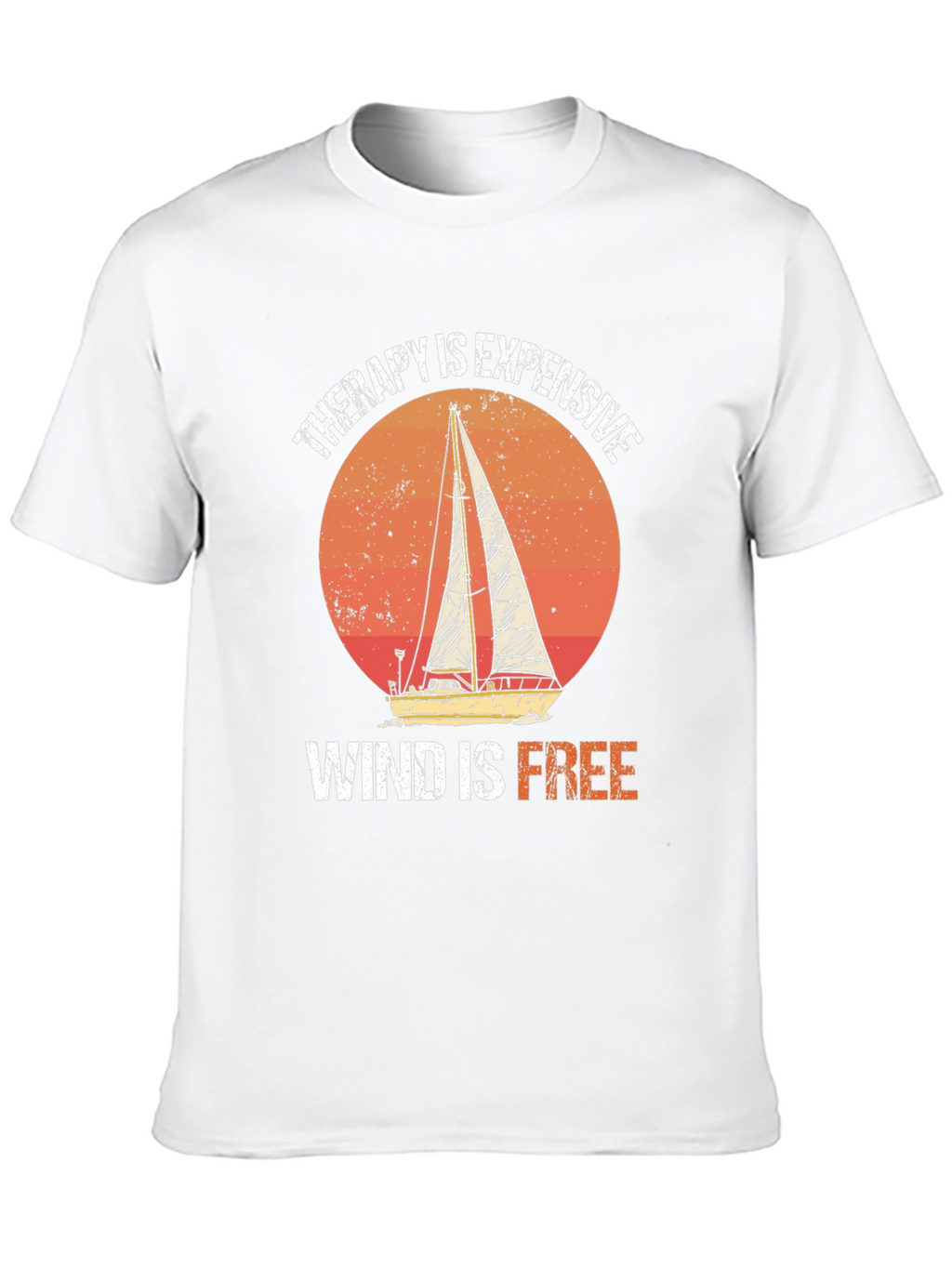 Therapy is Expensive Wind is Free Graphic Tee