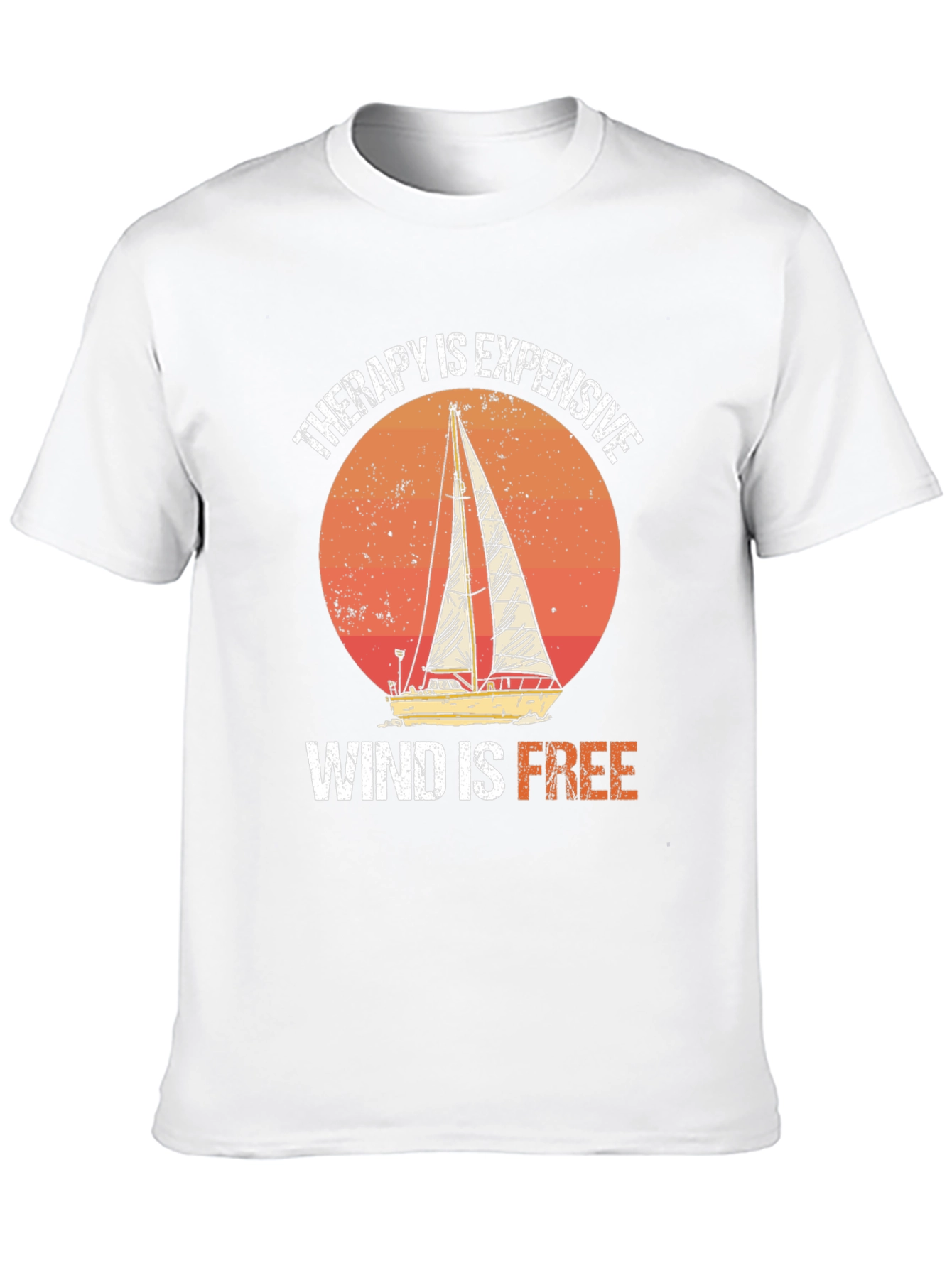 Therapy is Expensive Wind is Free Graphic Tee