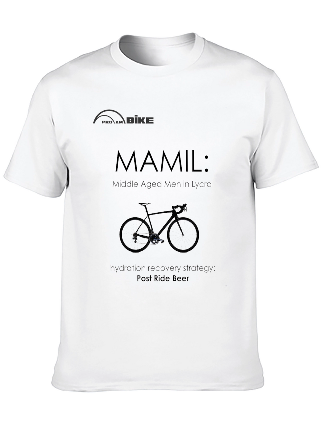 MAMIL Post Ride Beer T-Shirt - Cycling Fan Apparel