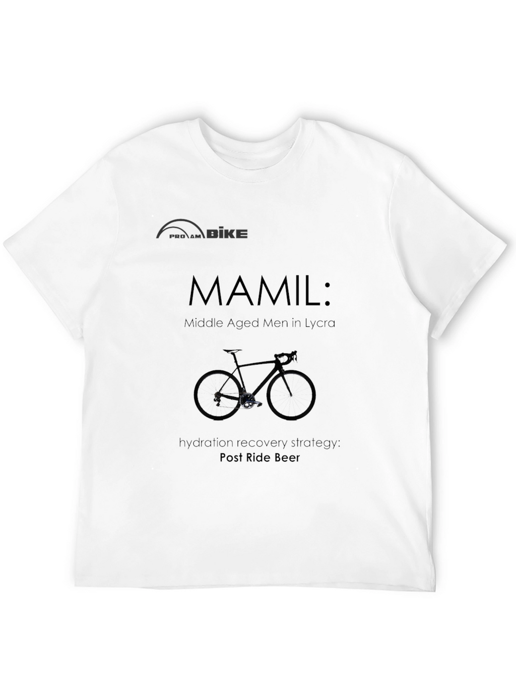 MAMIL Post Ride Beer T-Shirt - Cycling Fan Apparel