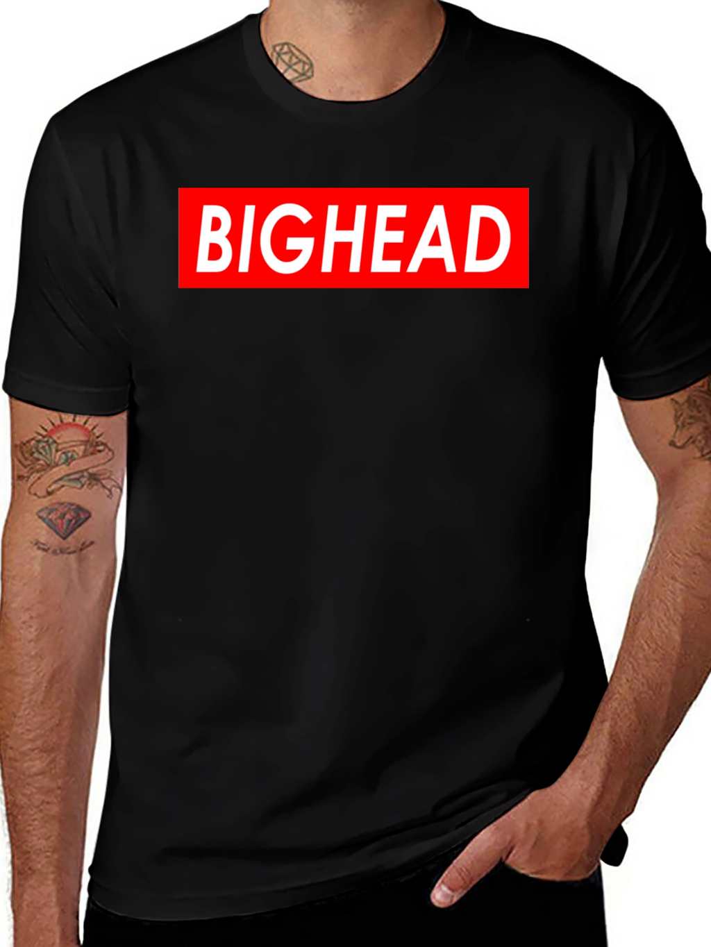 Bighead Graphic Tee - Bold Statement T-Shirt