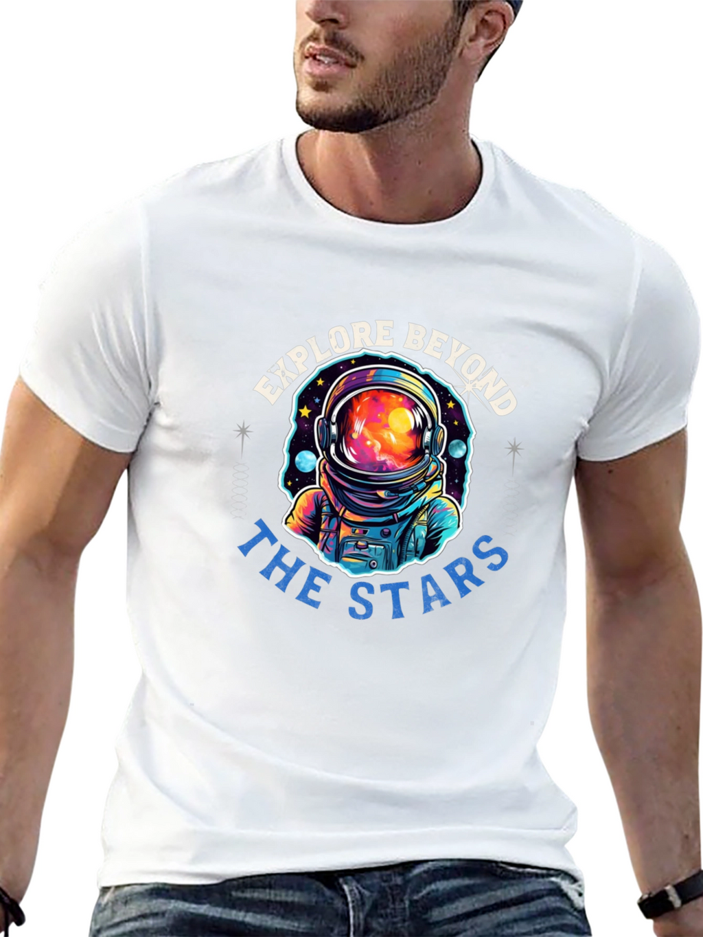 Explore Beyond the Stars Graphic T-Shirt