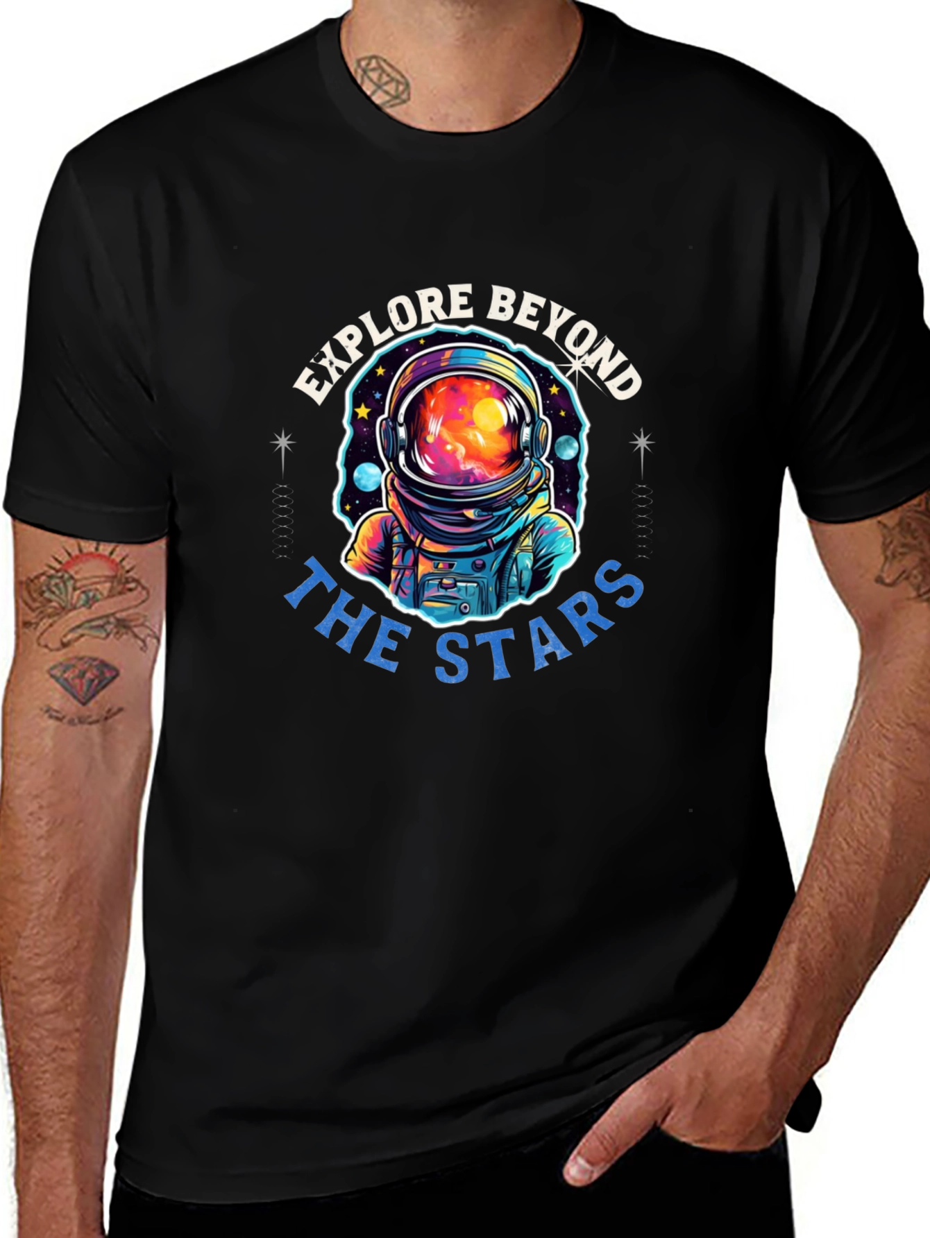 Explore Beyond the Stars Graphic T-Shirt