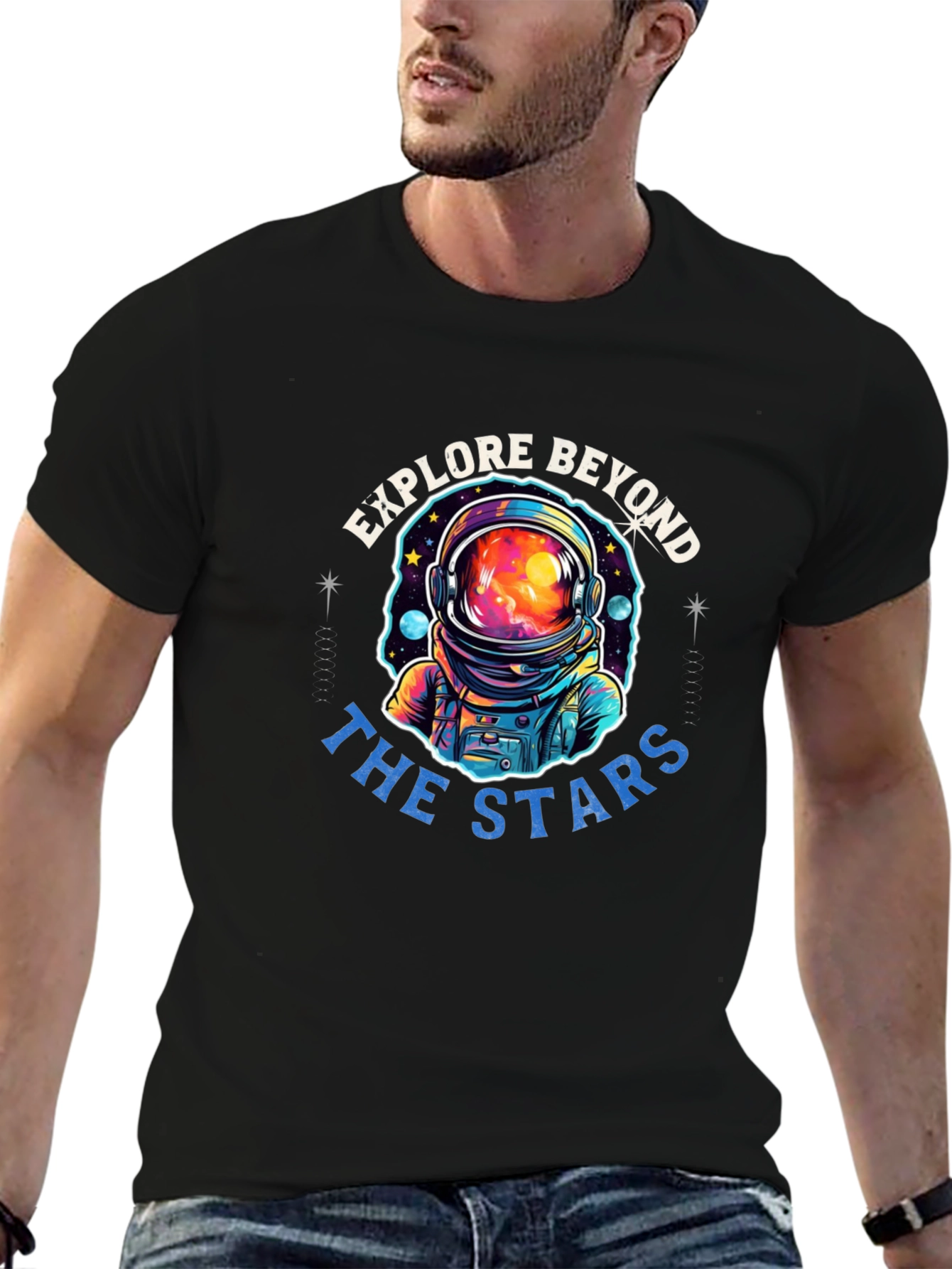 Explore Beyond the Stars Graphic T-Shirt